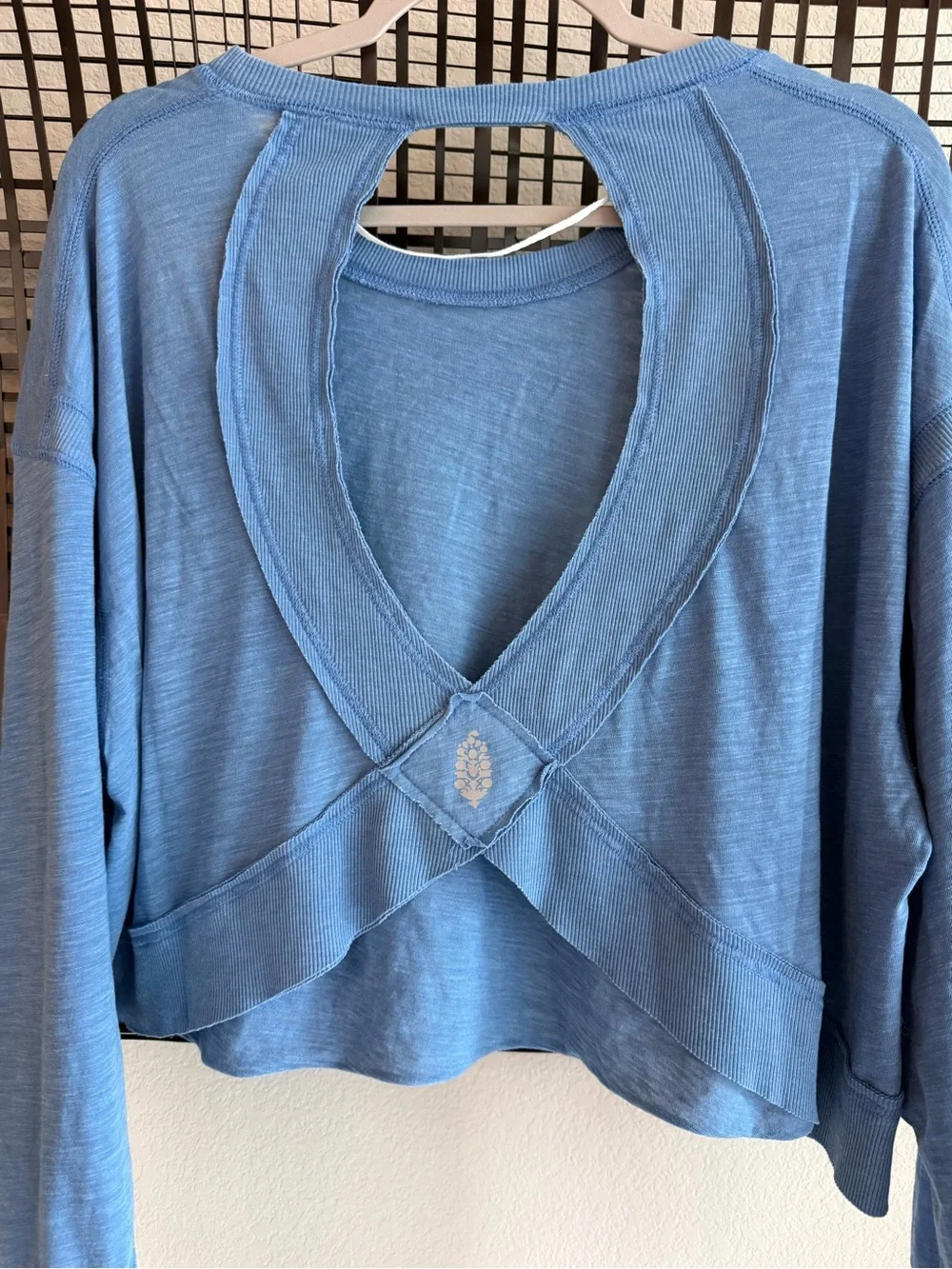 Free people My Time Layer light cobalt blue